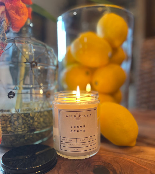 Lemon Grove Apothecary Jar Candle