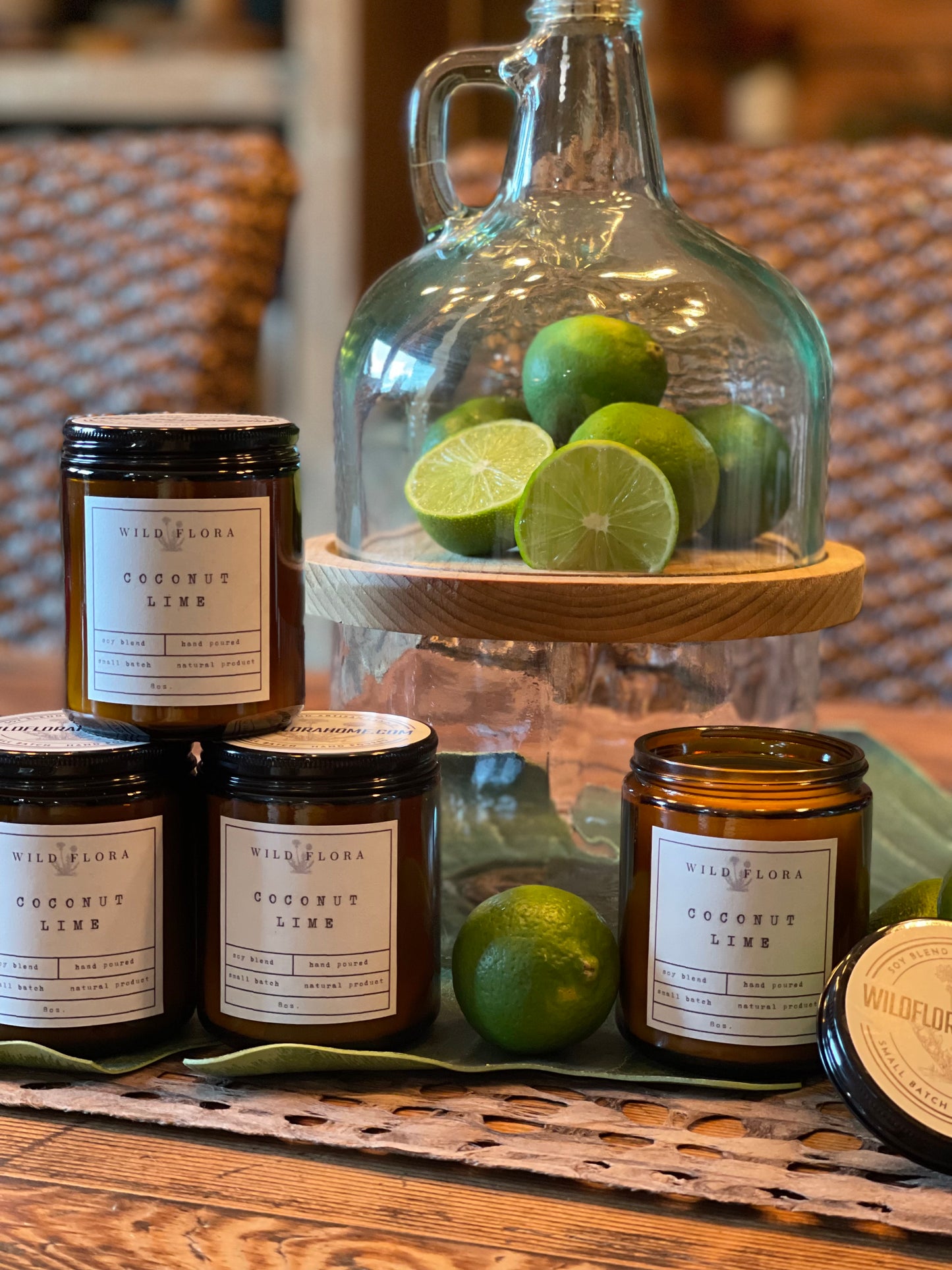Coconut Lime Apothecary Jar Candle