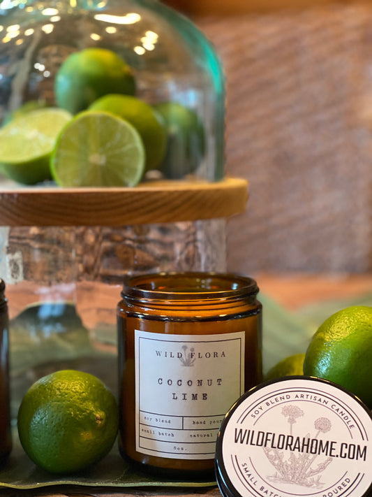 Coconut Lime Apothecary Jar Candle